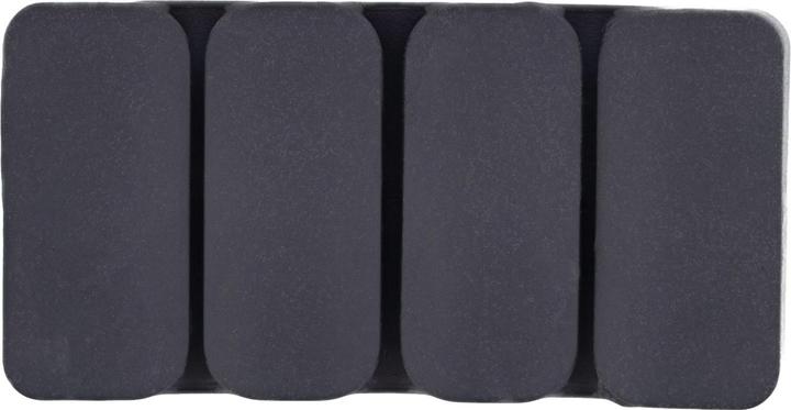 Produktbild InLine 5er Pack ® Kabelclip, 3-fach, selbstklebend, schwarz