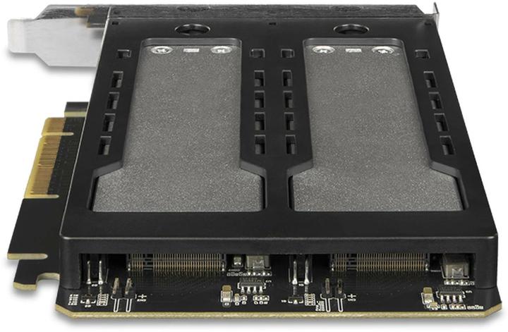 Produktbild Icy Dock ToughArmor 2x M.2 NVME to PCIe 4. card bifurcation w/tra