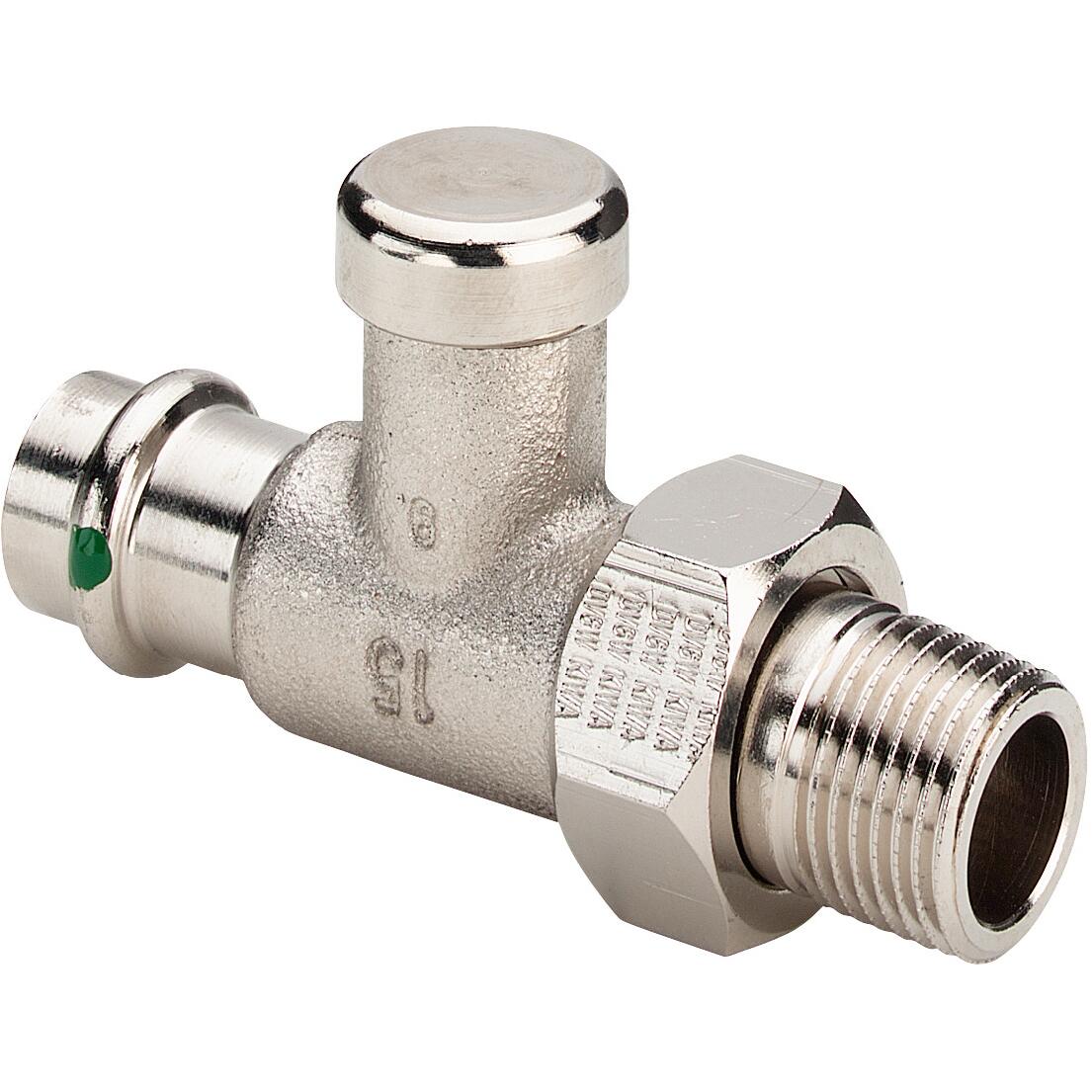 Viega, Rohrverbindungstechnik, Rücklaufverschraubung 2272.2 R 1/2x15mm, RG vn, DG, absp, SC-Con. (Rohrverschraubung)