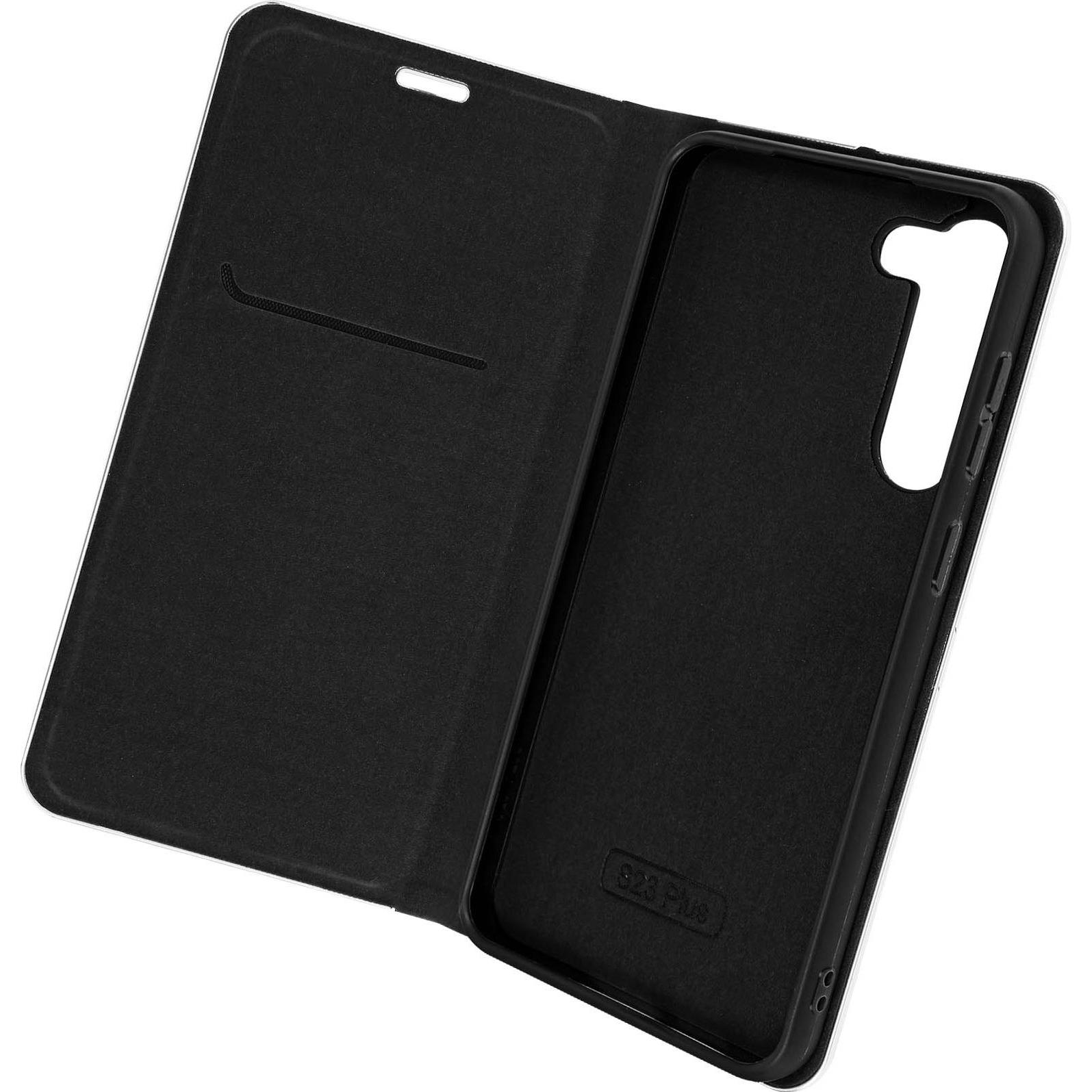 Avizar Carbon Design Series (Samsung Galaxy S23+), Smartphone Hülle, Schwarz