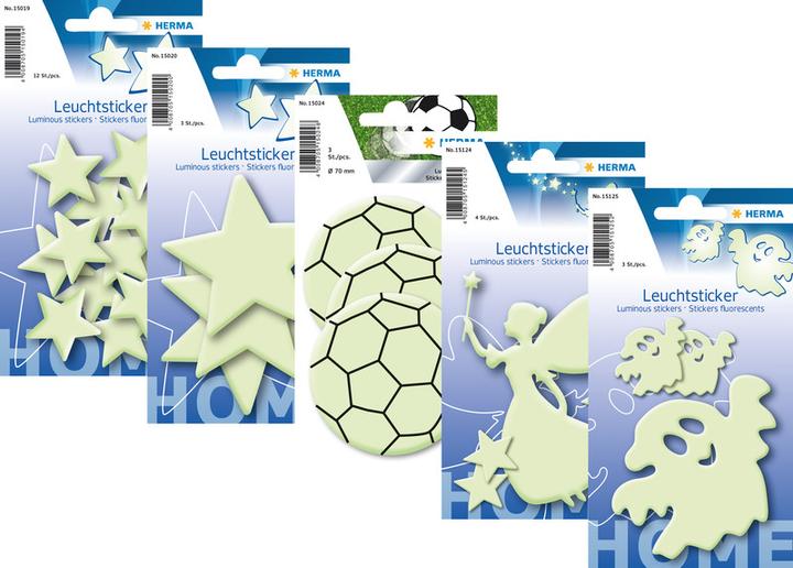 Actual product image HERMA Glow stickers