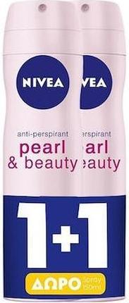 NIVEA Deo Pearl Beauty Black Pearl Women's Deodorant Spray 150 Ml (Spray, 150 ml)