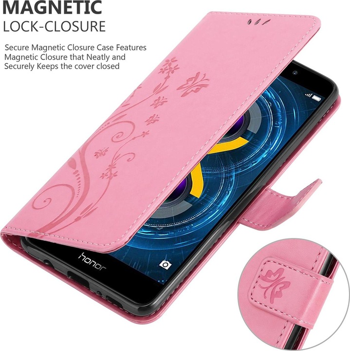 Produktbild Cadorabo Flower Book Cover (Honor 6X)