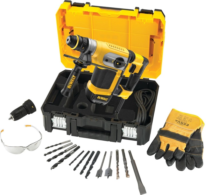Actual product image DeWalt 240V mains hammer drill, 1kW (Electrical connection)