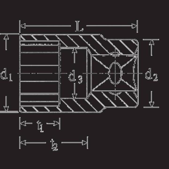 Productafbeelding Stahlwille 12-kant dopsleutel 1/2DRx21mm (21 mm)