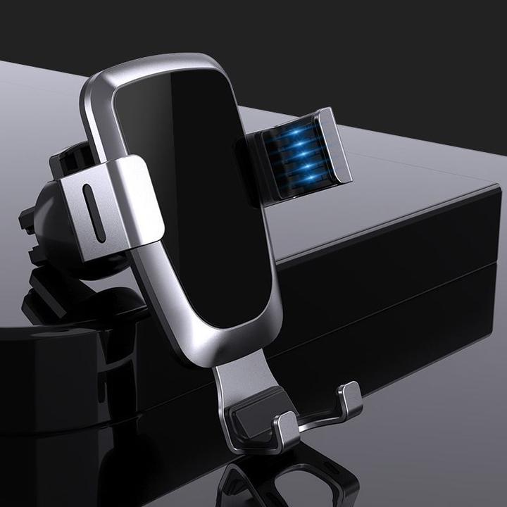 Actual product image Hurtel Gravity smartphone car holder, air vent blue (YC08)