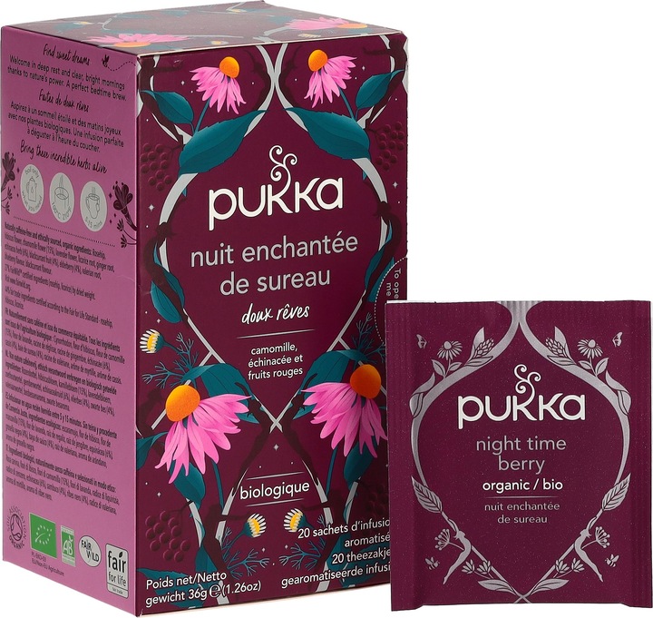 Produktbild Pukka Nuit enchantée de sureau Thé Bio français/anglais Tees (77 g)