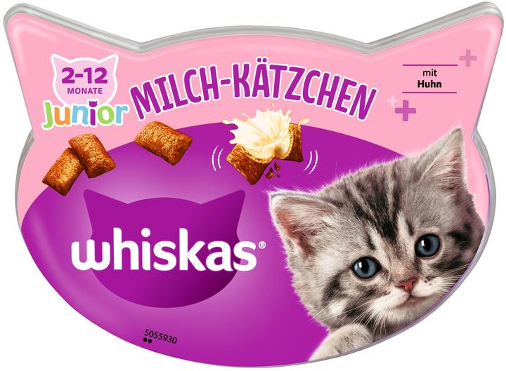 Whiskas Friandises pour chats Lait-Chat Junior 2-12 mois 55 g (Junior, 55 g)
