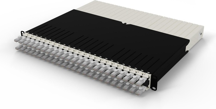 Image du produit PATCHBOX one / 8RU / Cat 6A, UTP, 0.8 m, Blanc (U/UTP, CAT6a, 0.80 m)