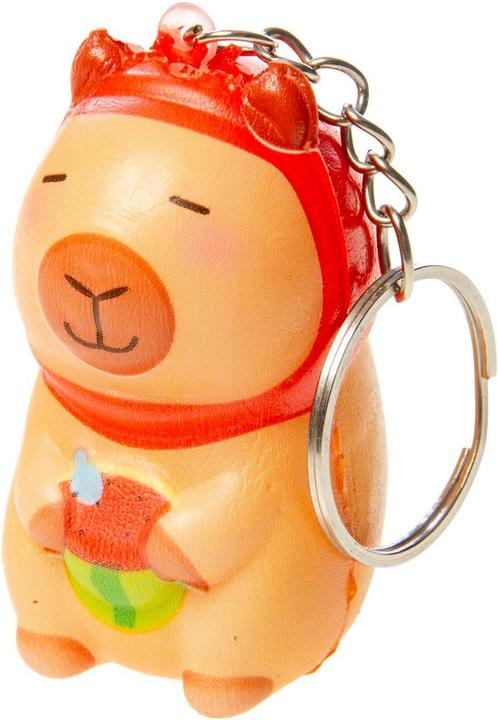 Actual product image Duckiez Porte Cle Squishy Capybara 5 cm