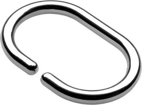 Produktbild Croydex Chrom Duschvorhang Ring (12 Stückpackung)