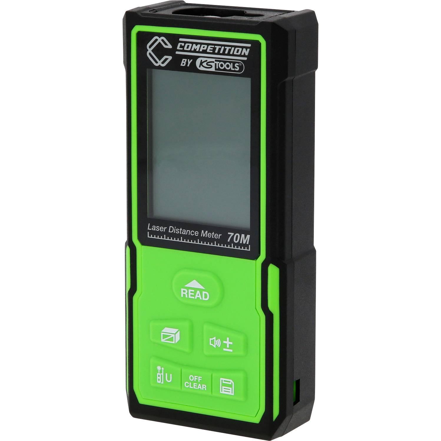 KS Tools 512.3000 COMPETITION Laser-Entfernungsmesser Laser-Entfernungsmesser (70 m, 630 nm) (512.3000)