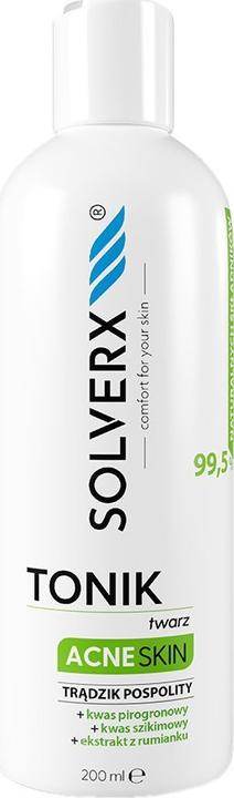 Immagine prodotto Solverx Tonico viso e occhi per pelle acneica e grassa 200ml (Tonico per il viso, 200 ml)