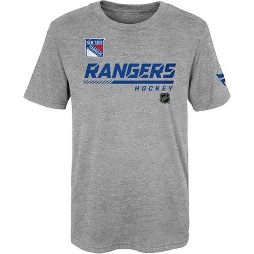 Outerstuff, Bambini, Maglietta sportiva, Nhl Apro Prime Ss Ctn Tee Rangers Bxl20 (XL), Multicolore, XL