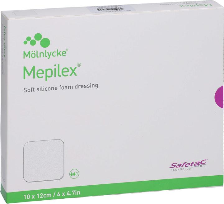 Produktbild Mepilex Schaumverband mit Safetac à 10 x 12cm (5x)