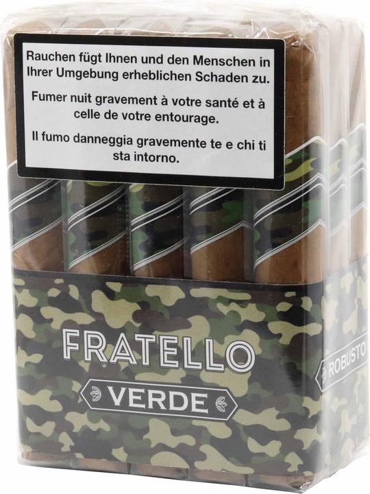 Actual product image Fratello Camo Verde (Connecticut) (Robusto)