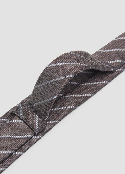 Image du produit S.Oliver Krawatte Gestreifte Krawatte aus Seidenmix