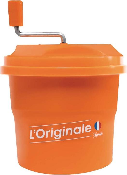 Dynamic DB908 Manual Salad Spinner Orange 5 L Capacity 345mm Height