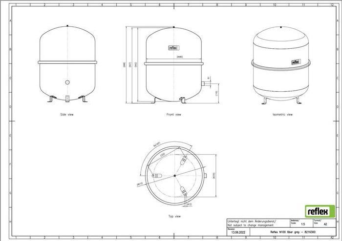Produktbild Membran-Druckausdehnungsgefäss