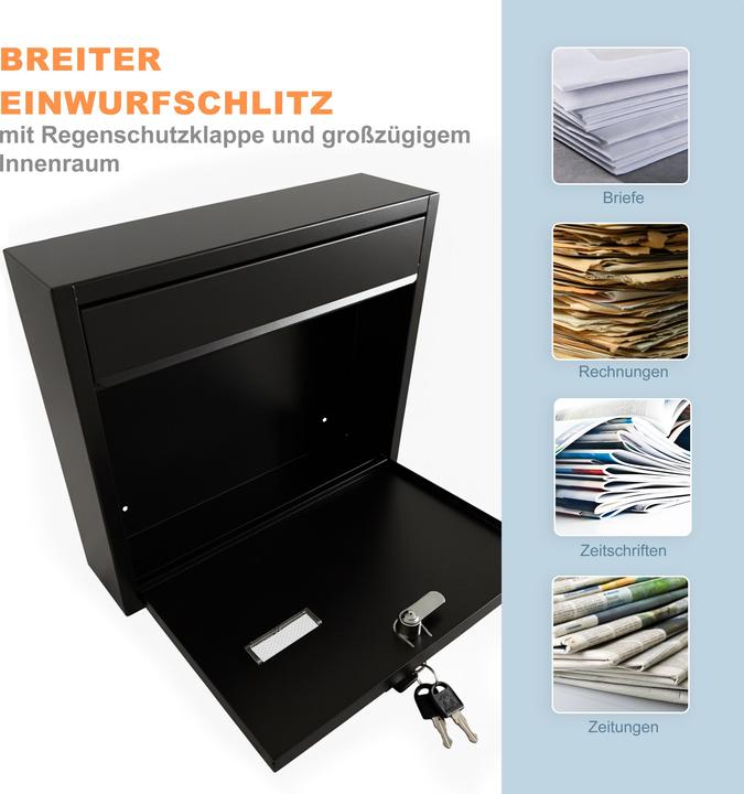 Produktbild Relaxdays Briefkasten