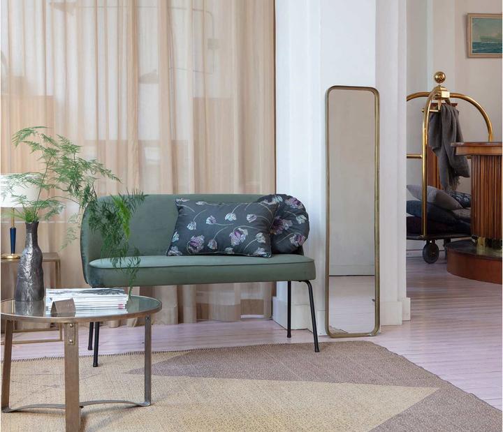 Immagine prodotto Woood Tavolino Occasionale Metallo Vetro Ottone Antico (Ø 65 x 45 cm)