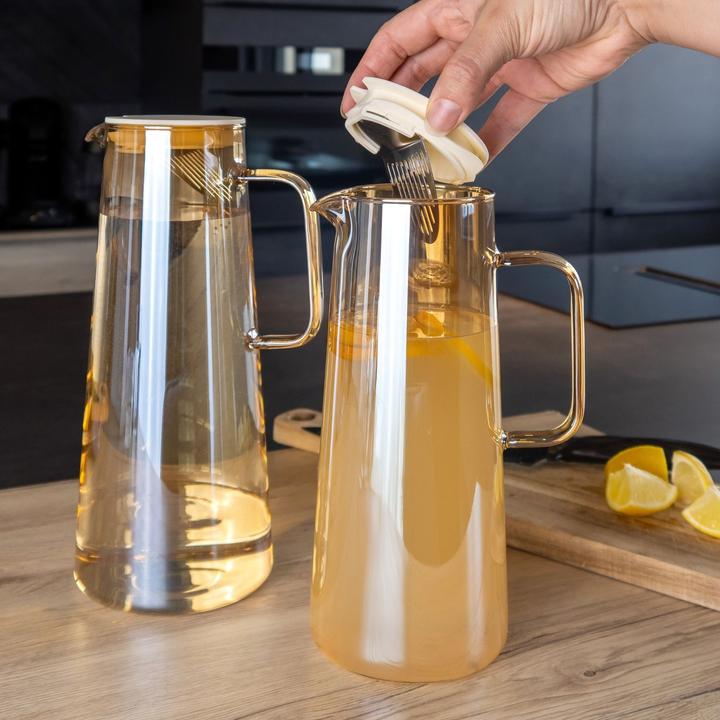 Produktbild Intirilife Karaffe mit Deckel und Sieb (1.40 l)