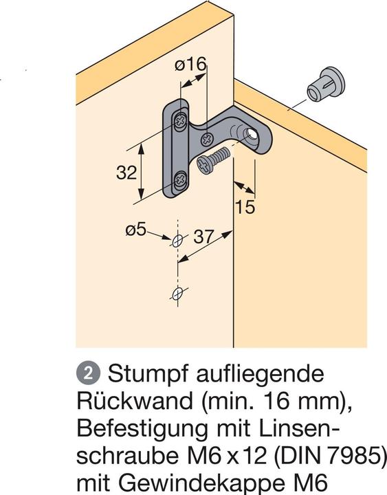 Immagine prodotto Hettich Rv 7-D (1 pz.)
