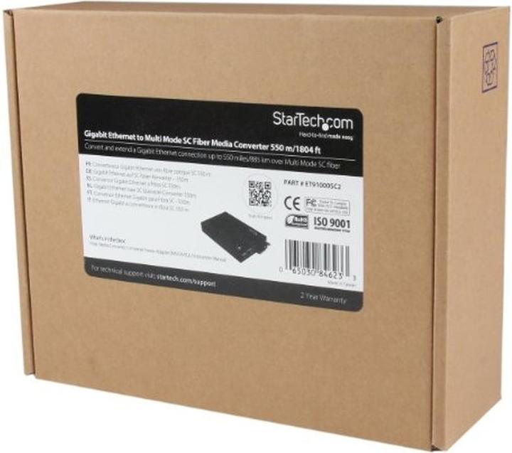 Produktbild StarTech Gigabit Multi Mode Fiber Media Converter
