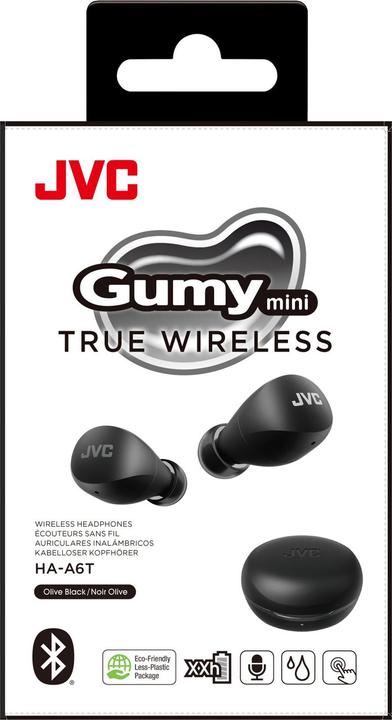 Immagine prodotto JVC HA-A6T-B-U Cuffie nere In Ear TWS leggere 3,9 g (Nessuna cancellazione del rumore, 7.50 h, Senza fili)