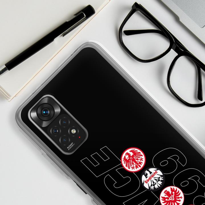Produktbild DeinDesign Silikon Hülle für Xiaomi Redmi Note 11 4G Handyhülle Case Smartphone Schutzhülle Adler Eintracht (Xiaomi Redmi Note 11)