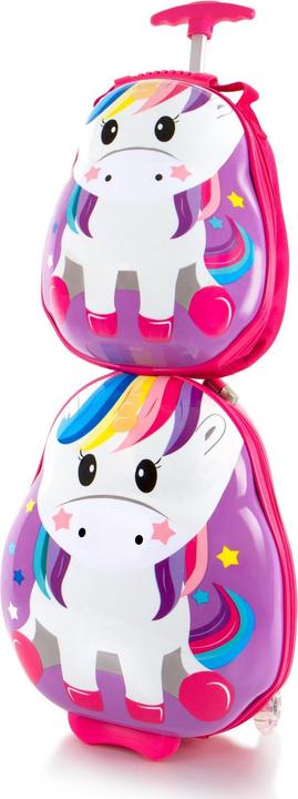 Actual product image Heys Travel Tots Kids Suitcase and Backpack, Unicorn (22 l)