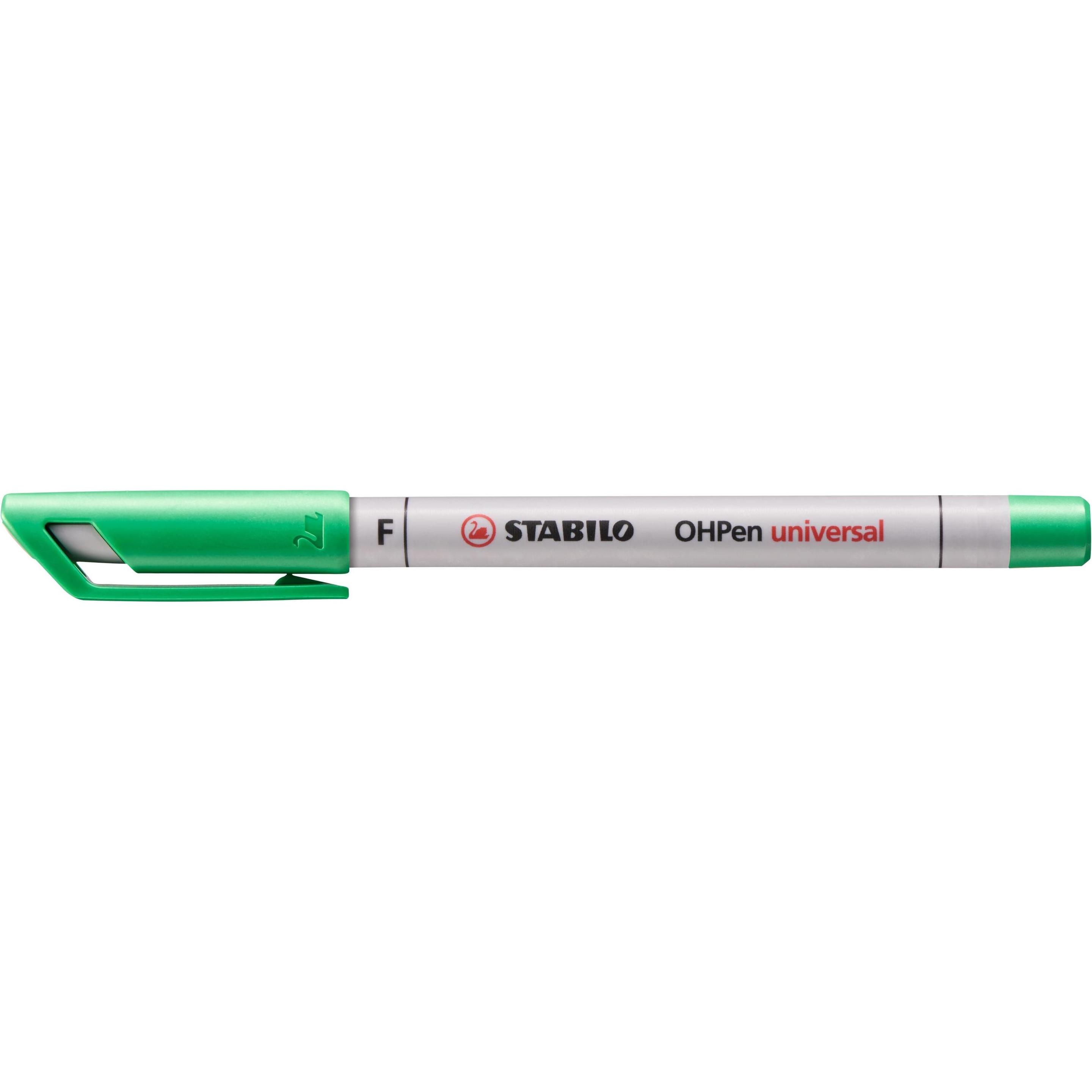 Thumbnail - STABILO, Marker, OHPen universal Folienstift wasserlöslich (Grün, 0.70 mm, 1 x)