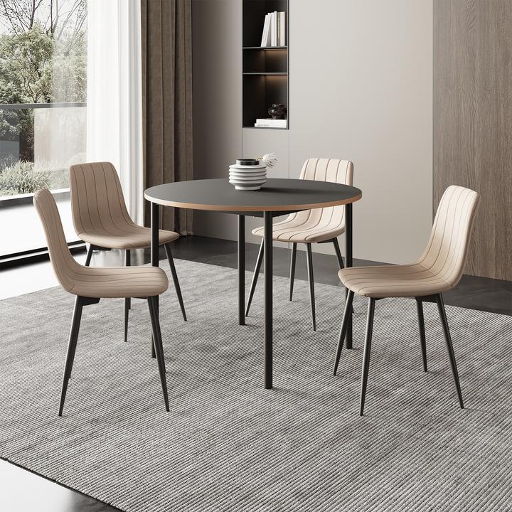 Gris, Marron clair, Aspect chêne, Noir