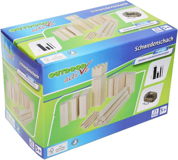 Actual product image Outdoor Active OA Swedish chess Kubb