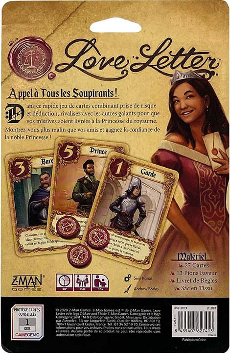 Immagine prodotto Z-Man Games Lettera d'amore (Francese)