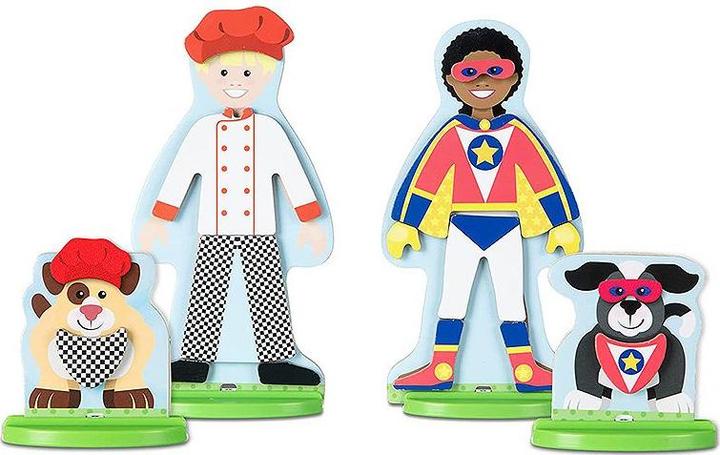 Actual product image Melissa & Doug Occupations Magnetic Pretend Play Set
