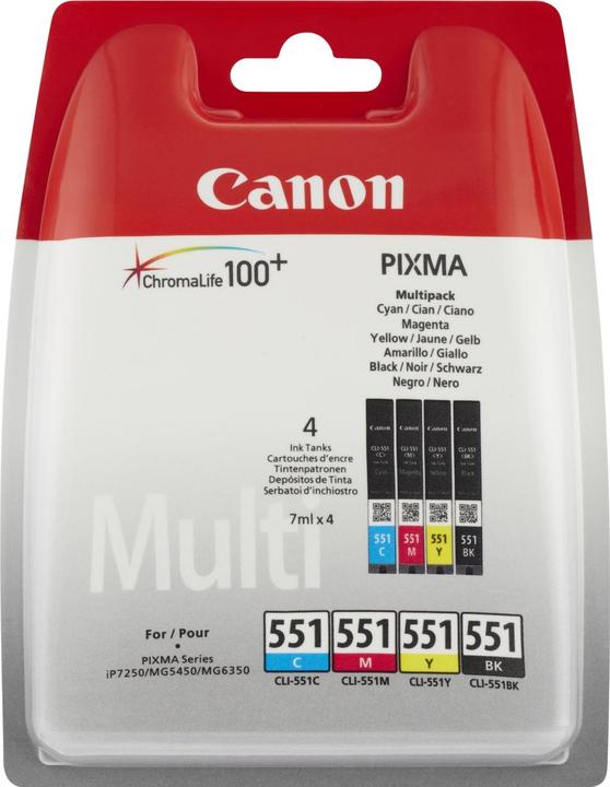 Produktbild Canon CLI-551 (CMYK)