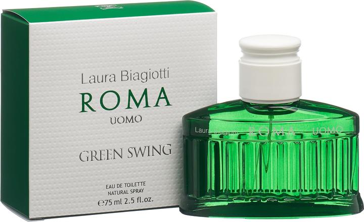 Actual product image Laura Biagiotti Roma - Uomo Green Swing Eau de Toilette (Eau de toilette, 75 ml)