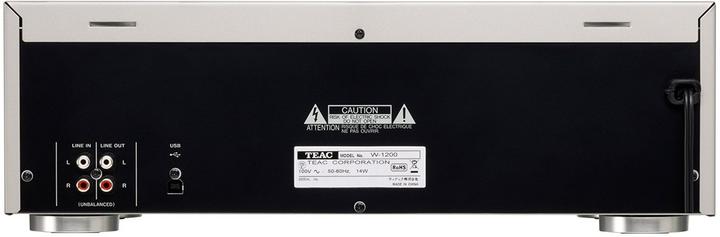 Actual product image TEAC W-1200-S Double Cassette Deck