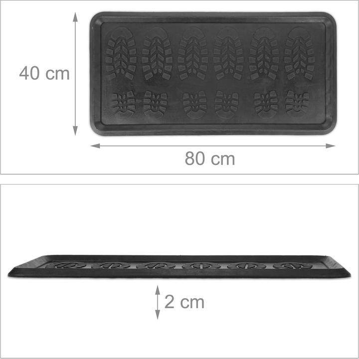 Actual product image Relaxdays Doormat (80 x 40 x 2 cm)