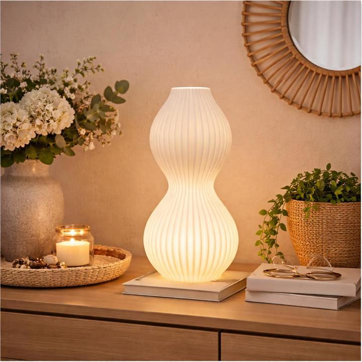 Image du produit Formano Lampe de table en céramique blanche (E14)