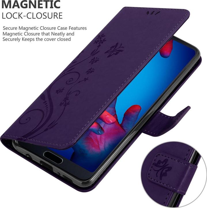 Immagine prodotto Cadorabo Copertina del libro di fiori (Huawei P20)