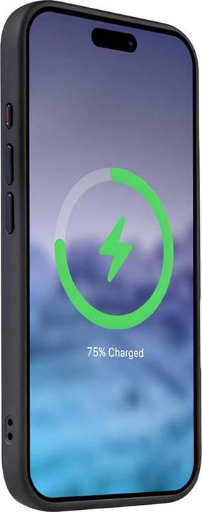 Image du produit Crong Hybrid Frost MAG Cover – MagSafe Hülle für iPhone 16 (Schwarz) (Apple iPhone 16)