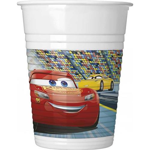 Cars, Einweggeschirr, Plastikbecher ml (8 x)
