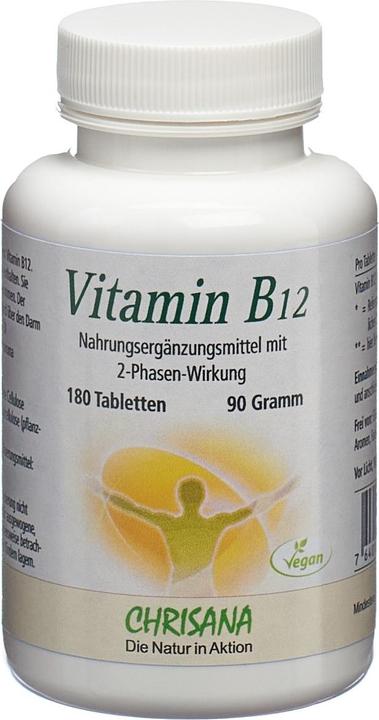 Chrisana Vitamin B12 Tablette 500 mcg (180 pièce(s), Cachets, 121 g)
