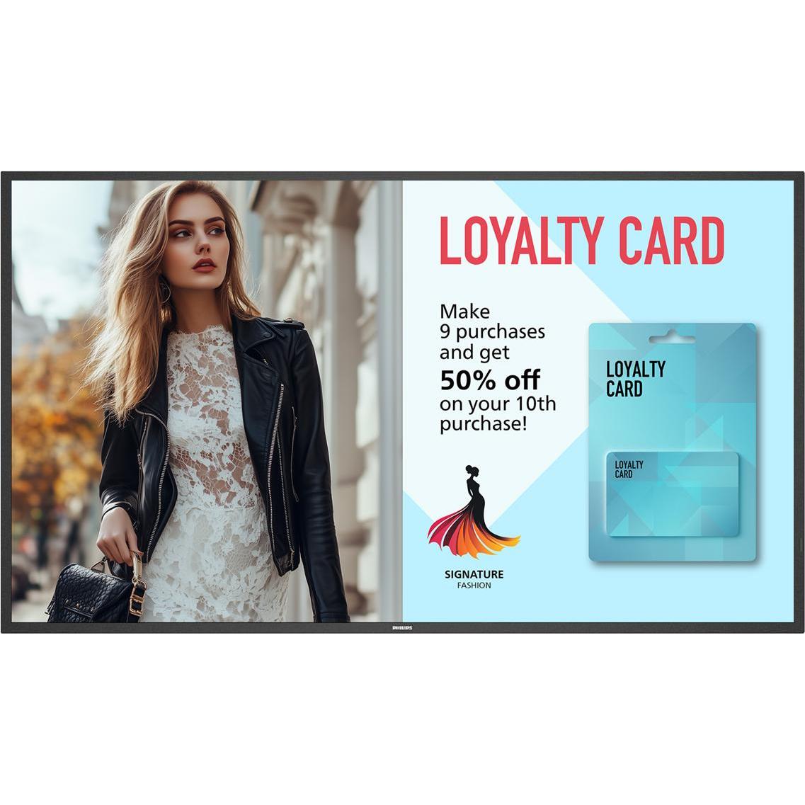 Philips P-Line 50BDL6017P 127,0cm(50") 24/7/UHD (Speditionsversand) (3840 x 2160 Pixel, 50"), Digita