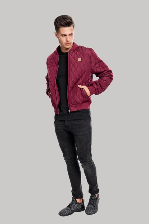 Actual product image Urban Classics Diamond Quilt Nylon Jacket (M)