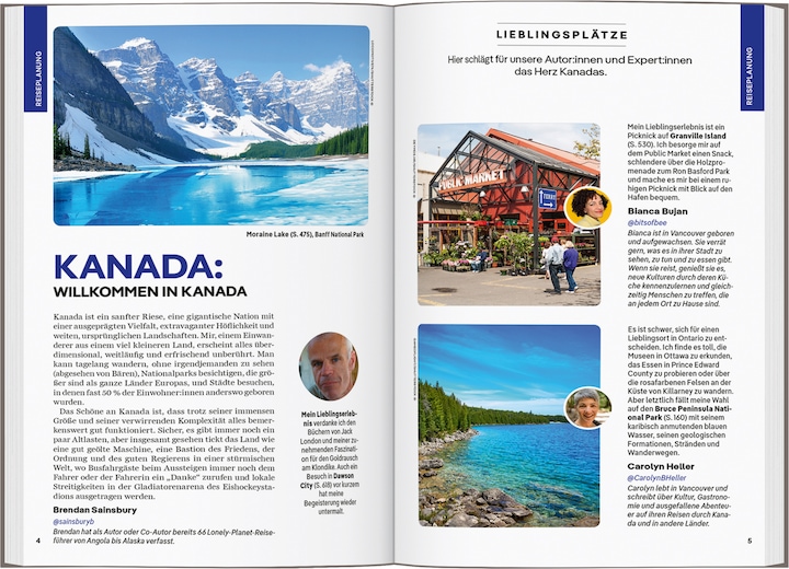 Immagine prodotto Reiseführer Kanada (Tedesco, Mandy Sinclair, Debbie Olsen, Jennifer Bain, John Lee, Joel Balsam, Carolyn Heller, Cathy Donaldson, David Gibb, Darcy Rhyno, Brendan Sainsbury, Bianca Bujan, Shel Zolkewich, Jonny Bierman, 2024)