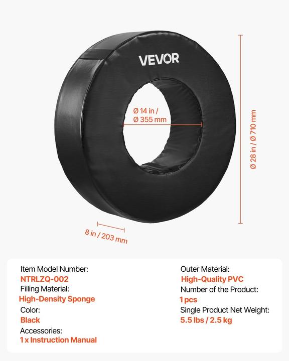 Actual product image Vevor Tackling Dummy