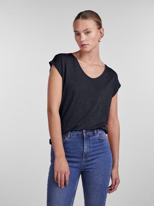 Actual product image Pieces Pcbillo Tee Lurex Stripes Noos Bc (XL)